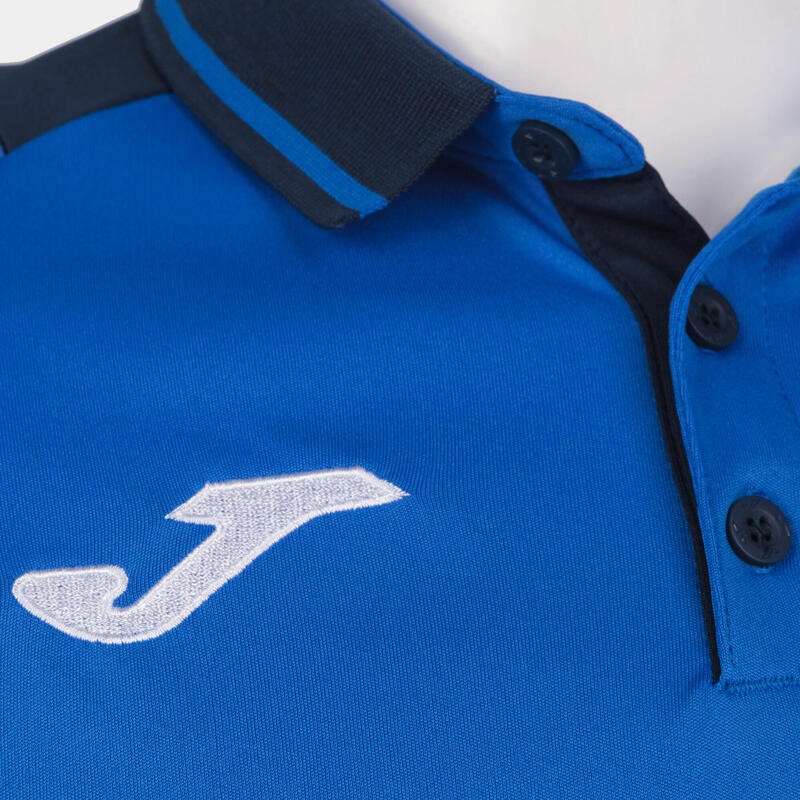 Polo Manga Corta Fútbol Niños Joma Essential II Royal