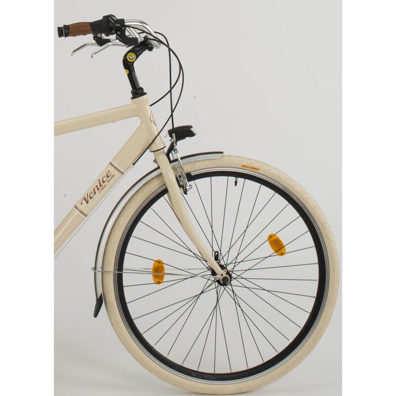 VENICE Stadsfiets 28 inch 605 Aluminium Man Beige