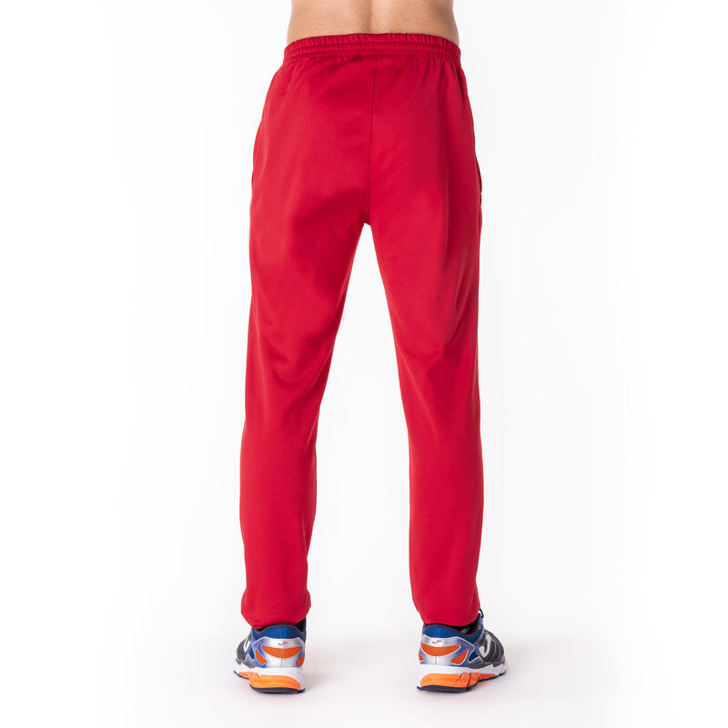 Pantalón Largo Fútbol Hombre Joma Cleo II Rojo