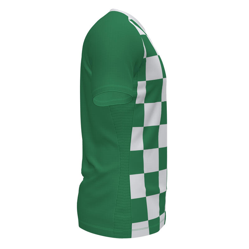 Camiseta Manga Corta Fútbol Niños Joma Flag II Verde