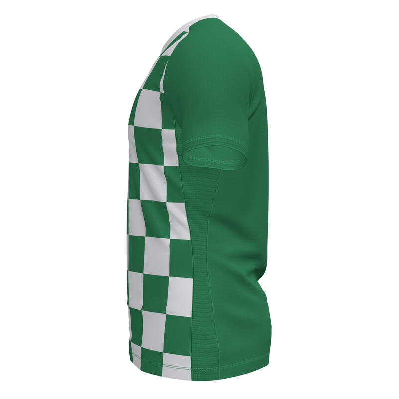 Camiseta Manga Corta Fútbol Niños Joma Flag II Verde