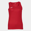 Camiseta Sin Mangas Fitness Mujer Joma Diana Rojo