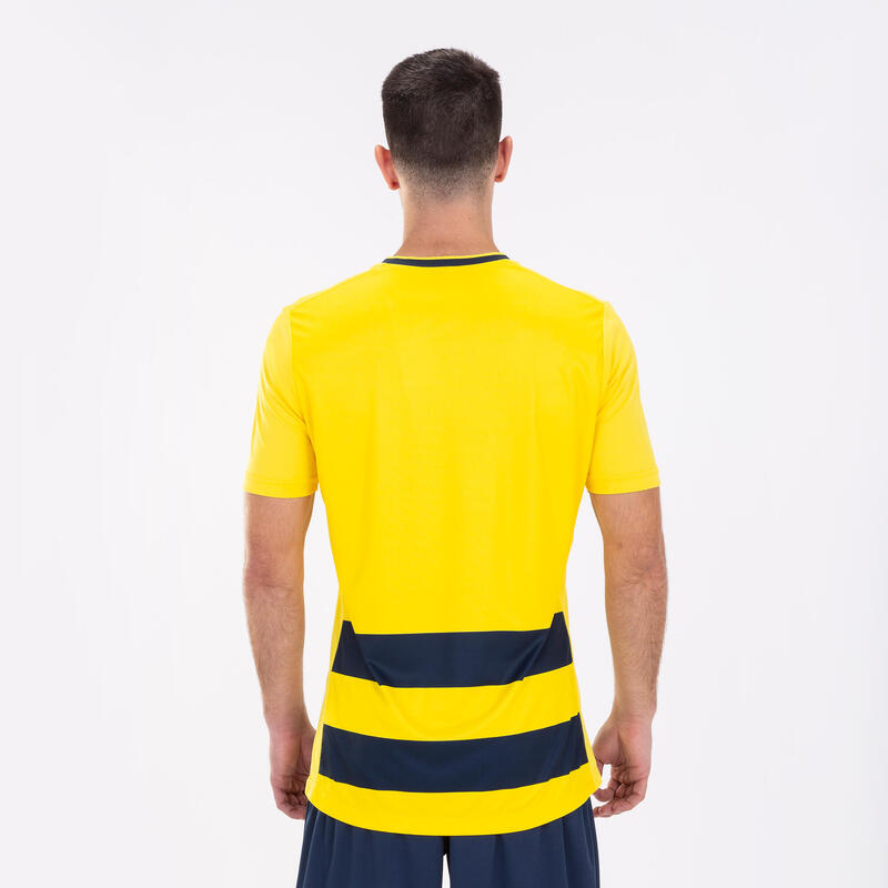 Camiseta Manga Corta Fútbol Hombre Joma Europa IV Amarillo