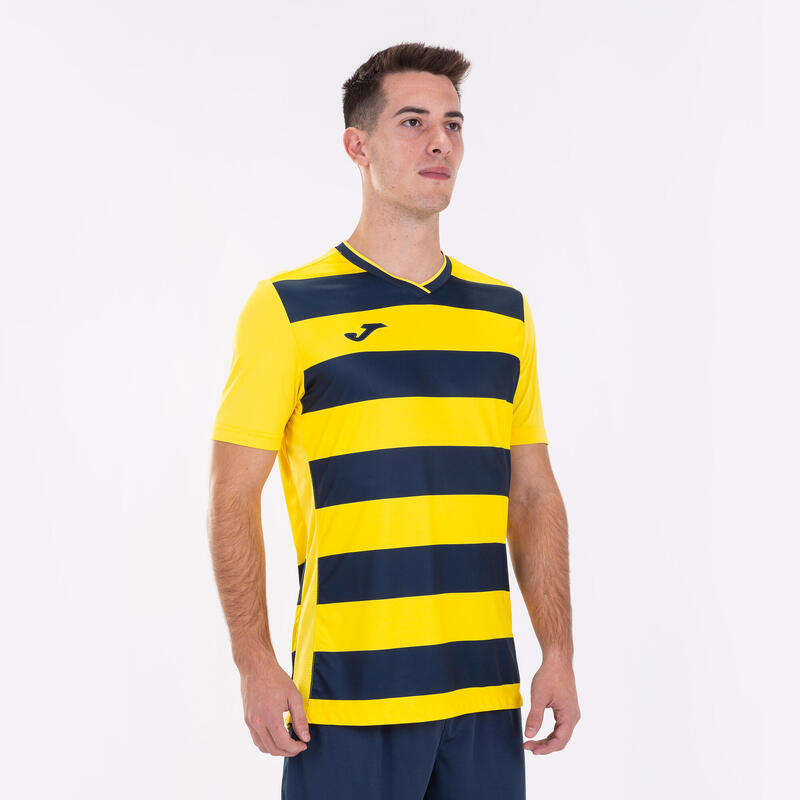 Camiseta Manga Corta Fútbol Hombre Joma Europa IV Amarillo