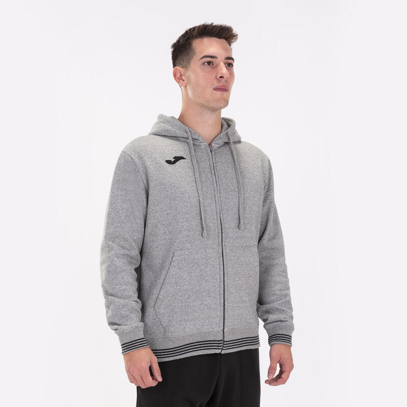 Veste à capuche Garçon Joma Campus iii gris melange