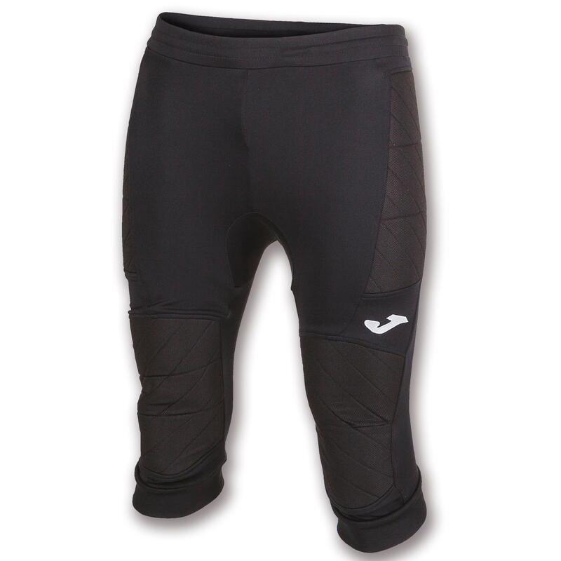 Pantalón 3/4 Fútbol Niños Joma Protect Negro