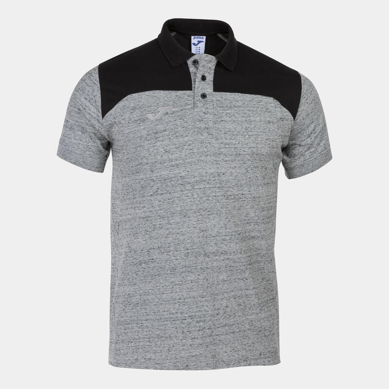 Polo Manga Corta Niños Joma Winner II Gris Melange