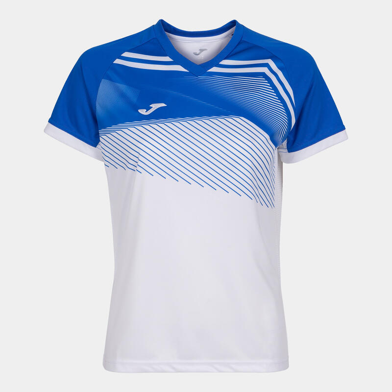 Camiseta Manga Corta Fútbol Niños Joma Supernova II Blanco