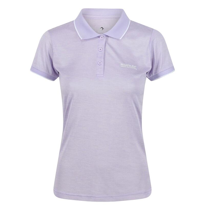 Dames Remex II Polo Hals TShirt (Pastel Lila)