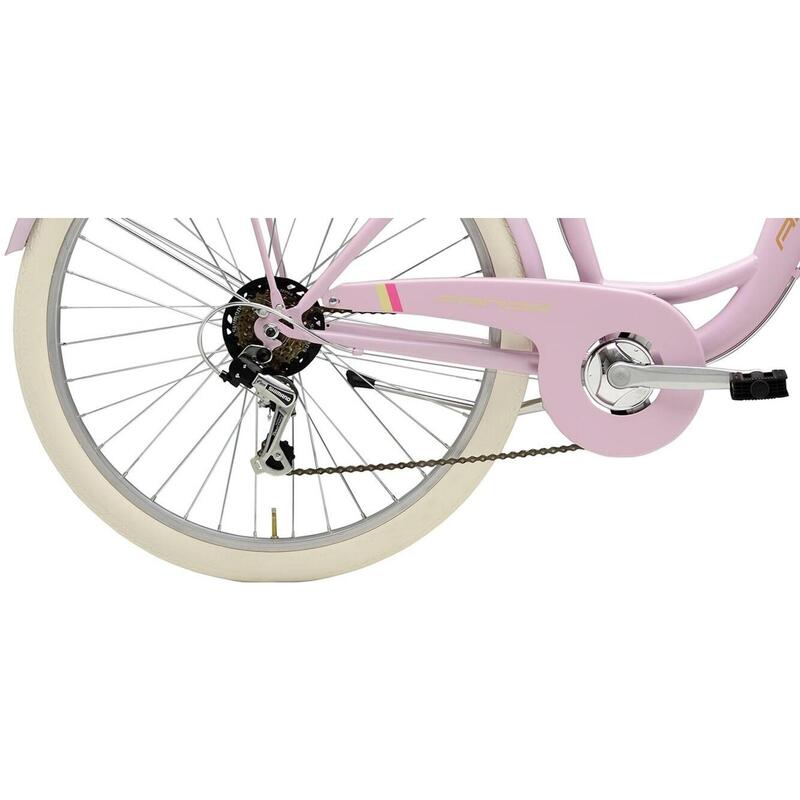 Bicicleta Adriatica Panda 26 Lady 6V Roz 42 cm