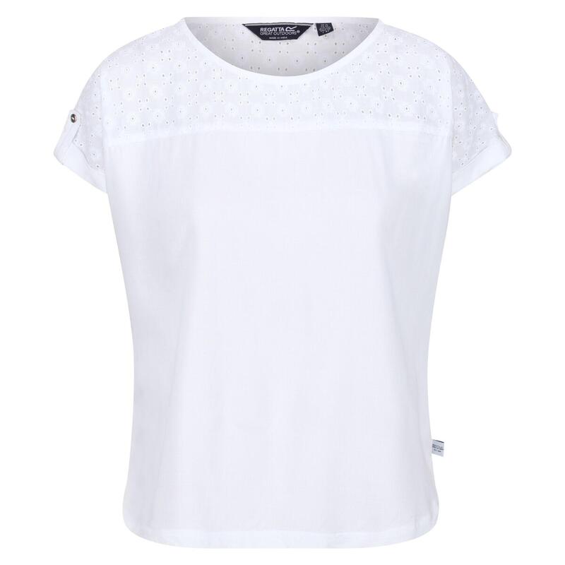 Camiseta Jaida para Mujer Blanco