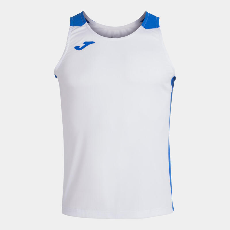 Camiseta Tirantes Running Hombre Joma Record II Blanco