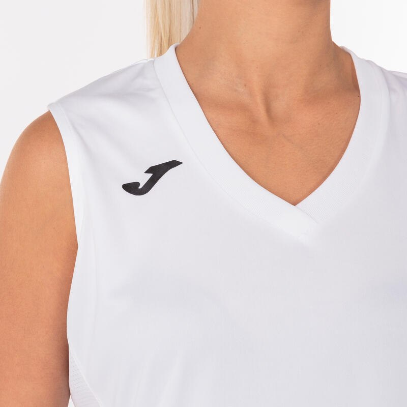 T-shirt de alça basquetebol Menina Joma Cancha iii branco