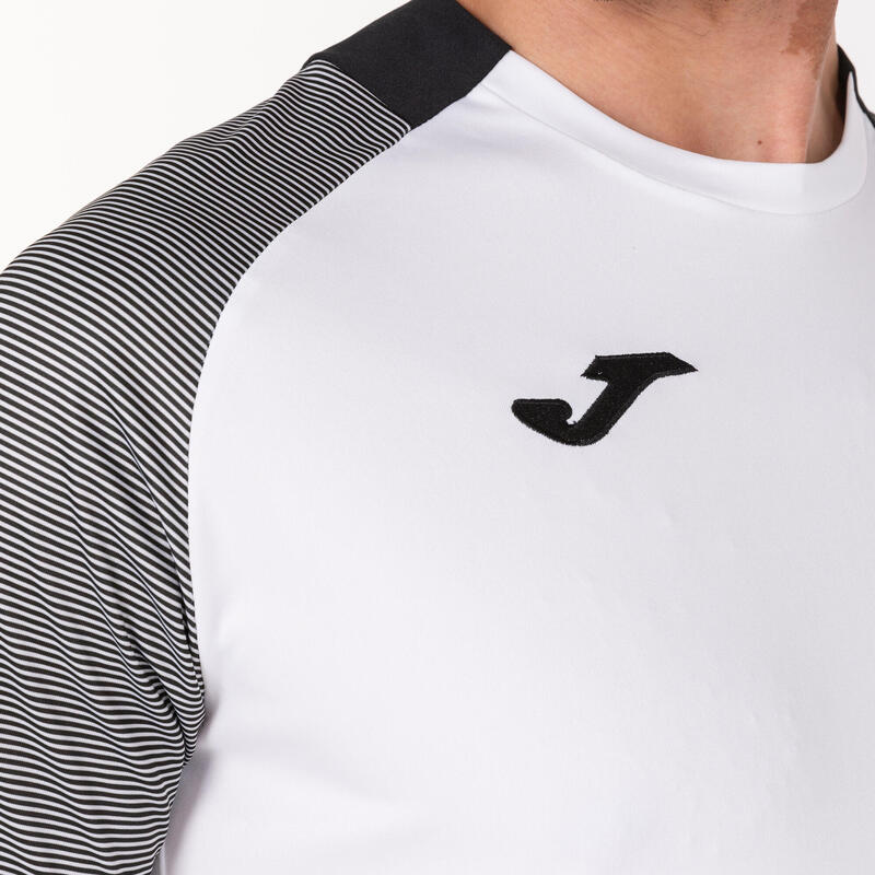 Camiseta Manga Corta Fútbol Niños Joma Essential II Blanco