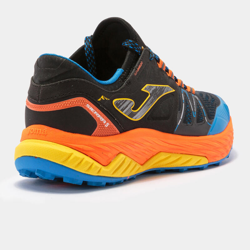 Zapatillas trail Hombre Joma Sierra men 21 negro naranja