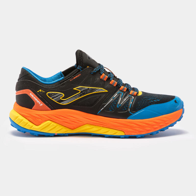 Zapatillas trail Hombre Joma Sierra men 21 negro naranja