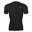 Camiseta Manga Corta Fútbol Adulto Joma Brama Classic Negro