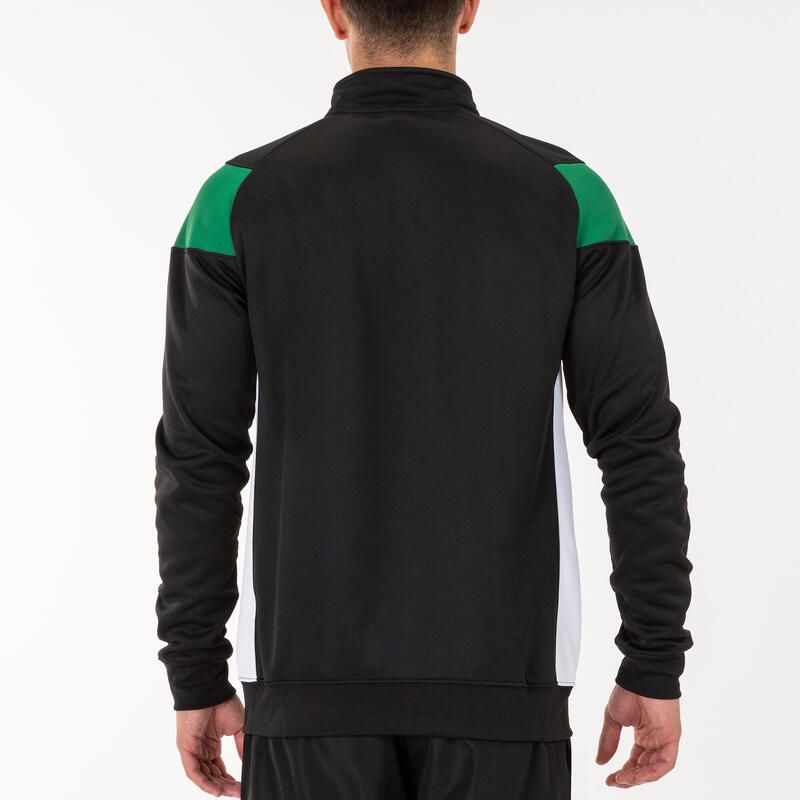 Sudadera Hombre Joma Crew iii negro verde blanco