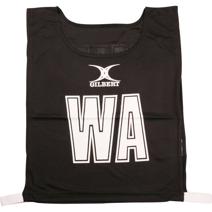 GILBERT Netball Bibs, Black