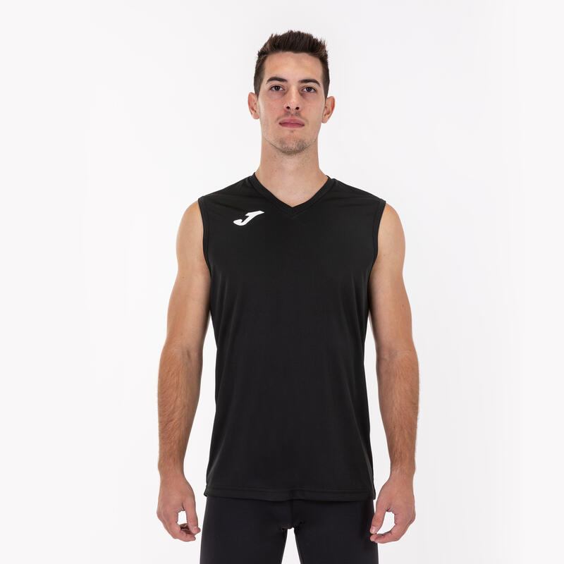 Camiseta Sin Mangas Baloncesto Hombre Joma Combi Negro