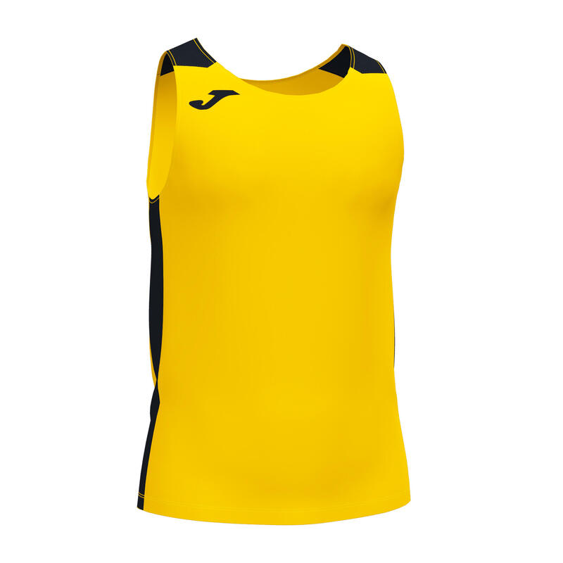 Camiseta Tirantes Running Hombre Joma Record II Amarillo