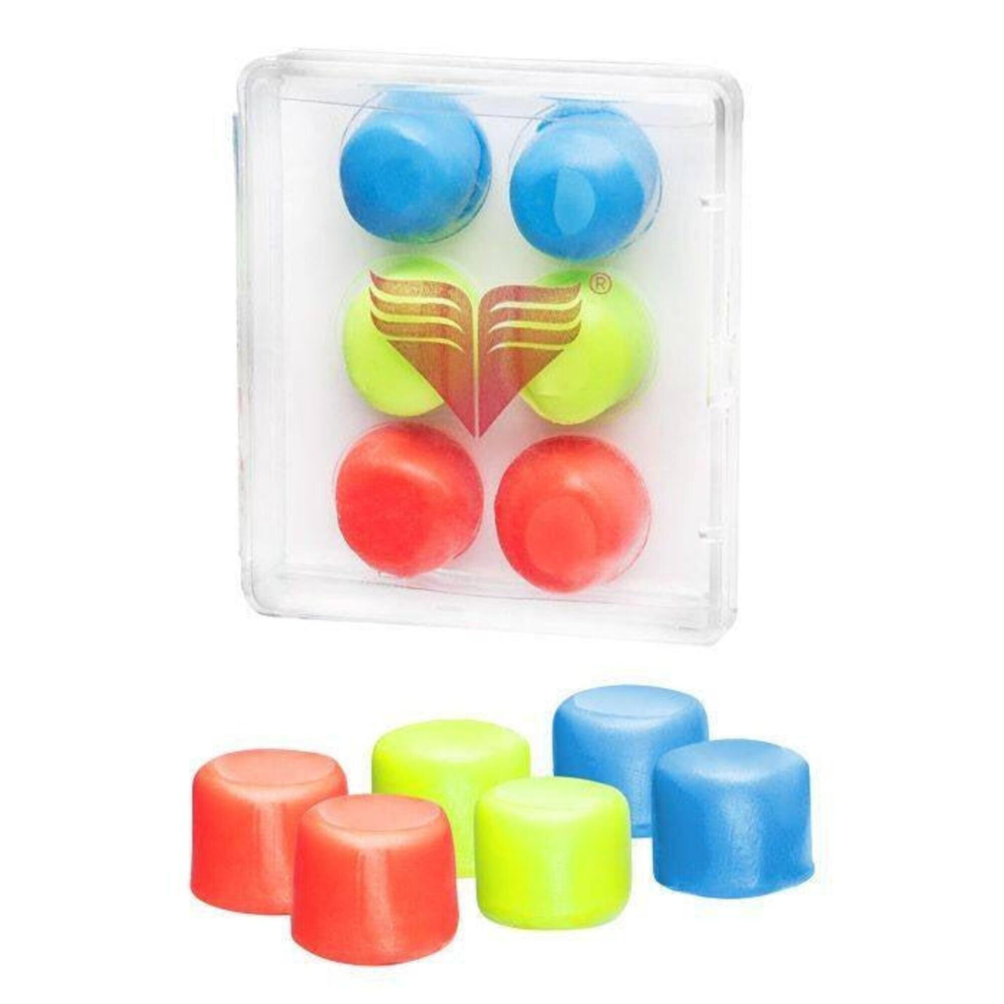 TYR TYR Childrens Mouldable Silicone Ear Plugs - 3 Pairs - multicolours