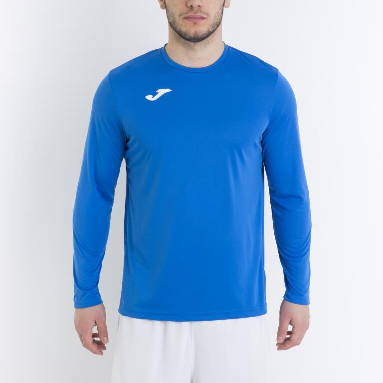 Camiseta Manga Larga Fútbol Hombre Joma Combi Royal