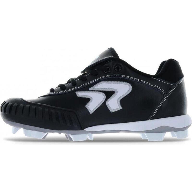 Baseball cipő - Női - Műanyag szegecsek - Orrvédelem (Fekete)