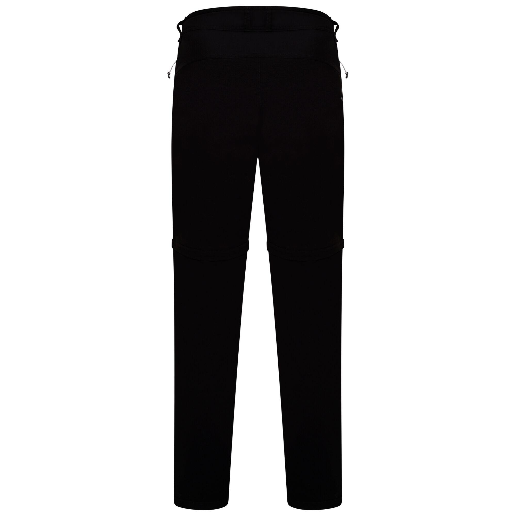 Mens Tuned In II Multi Pocket Zip Off Walking Trousers (Black) 2/5