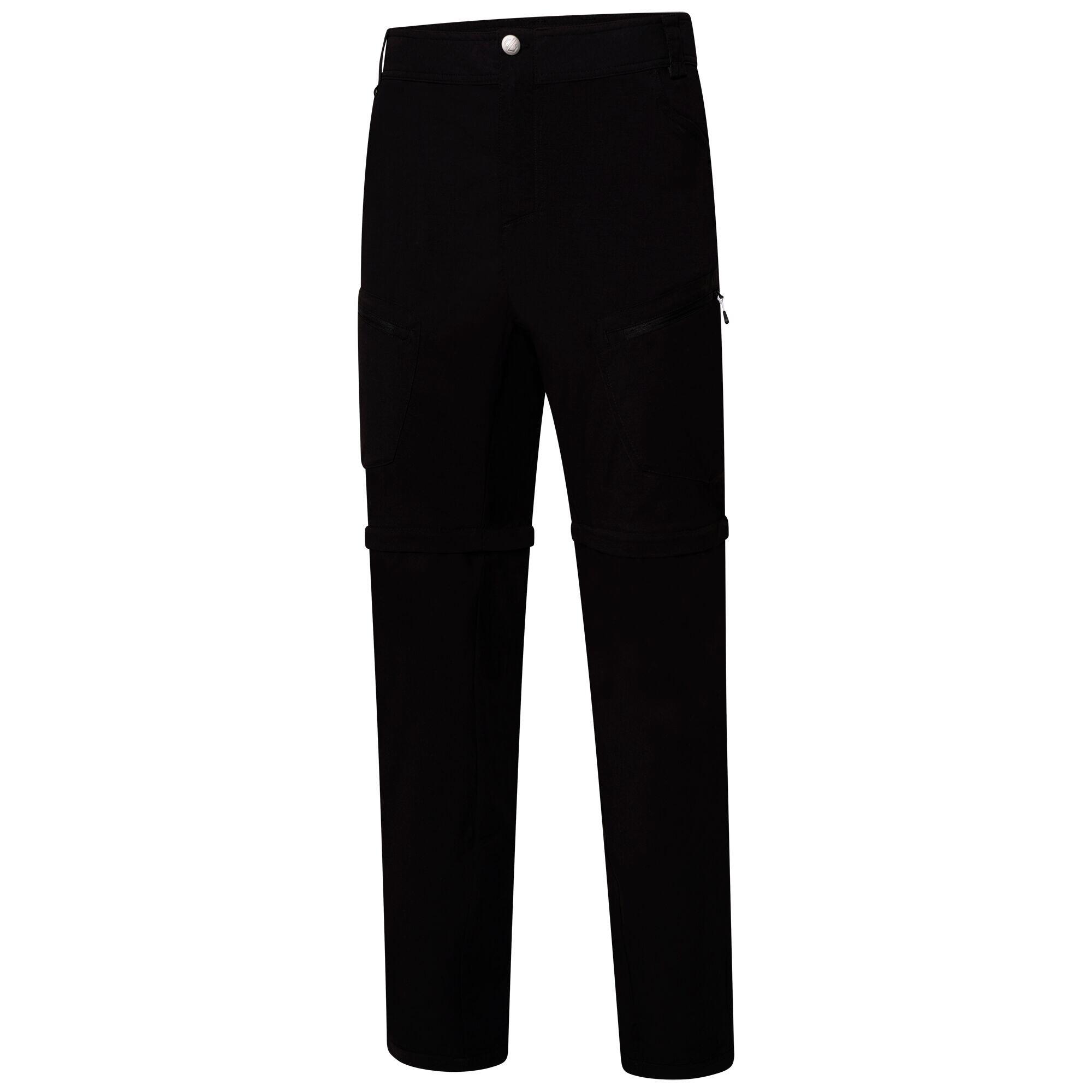 Mens Tuned In II Multi Pocket Zip Off Walking Trousers (Black) 3/5