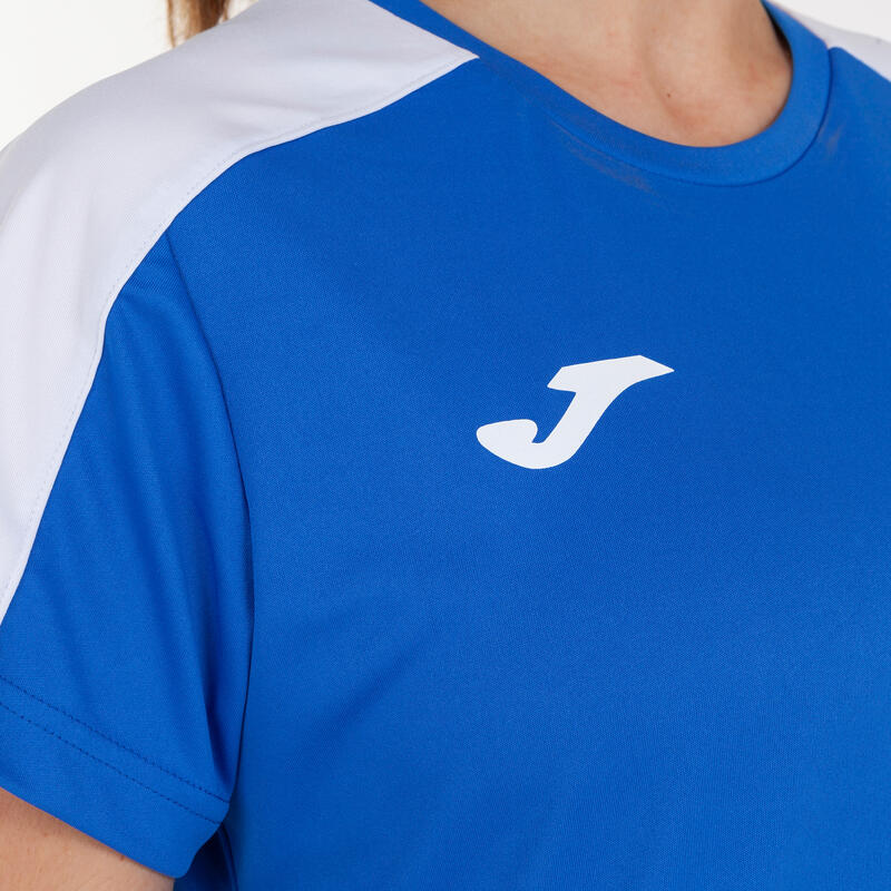 Camiseta Manga Corta Fútbol Mujer Joma Academy III Royal