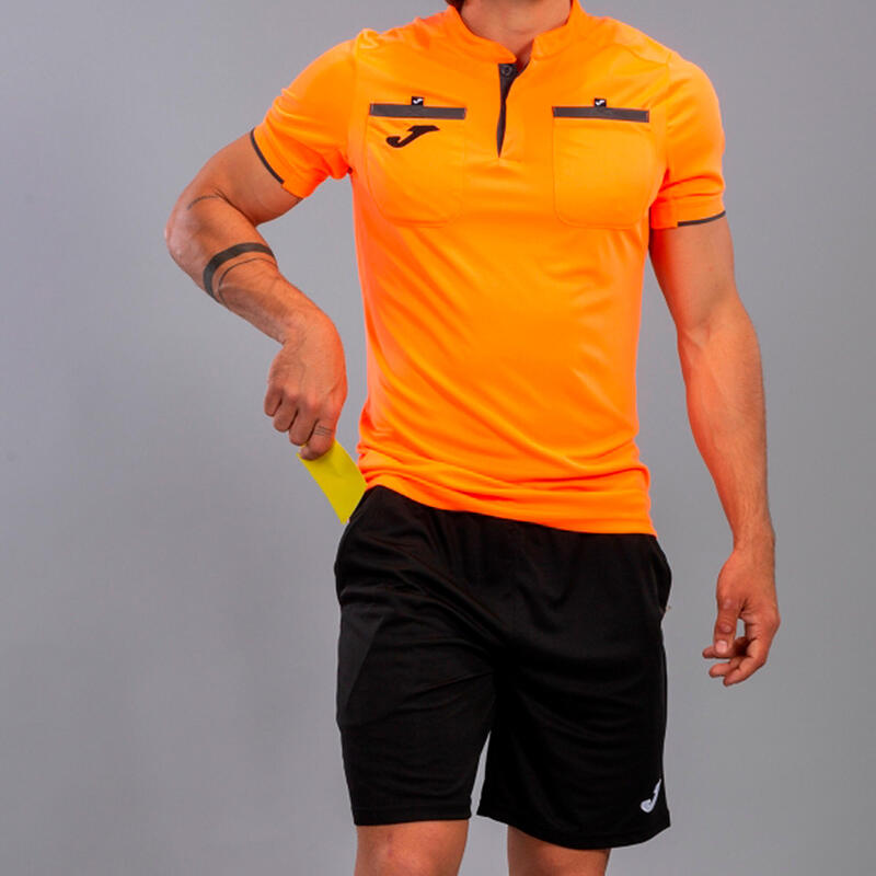 Camiseta Manga Corta Fútbol Hombre Joma Referee Naranja