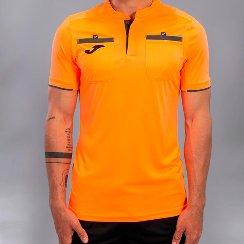 Camiseta Manga Corta Fútbol Hombre Joma Referee Naranja