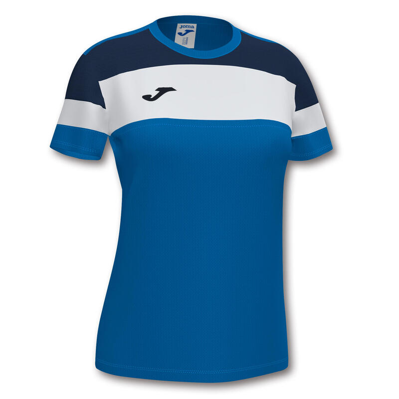 Camiseta Manga Corta Fútbol Mujer Joma Crew IV Royal