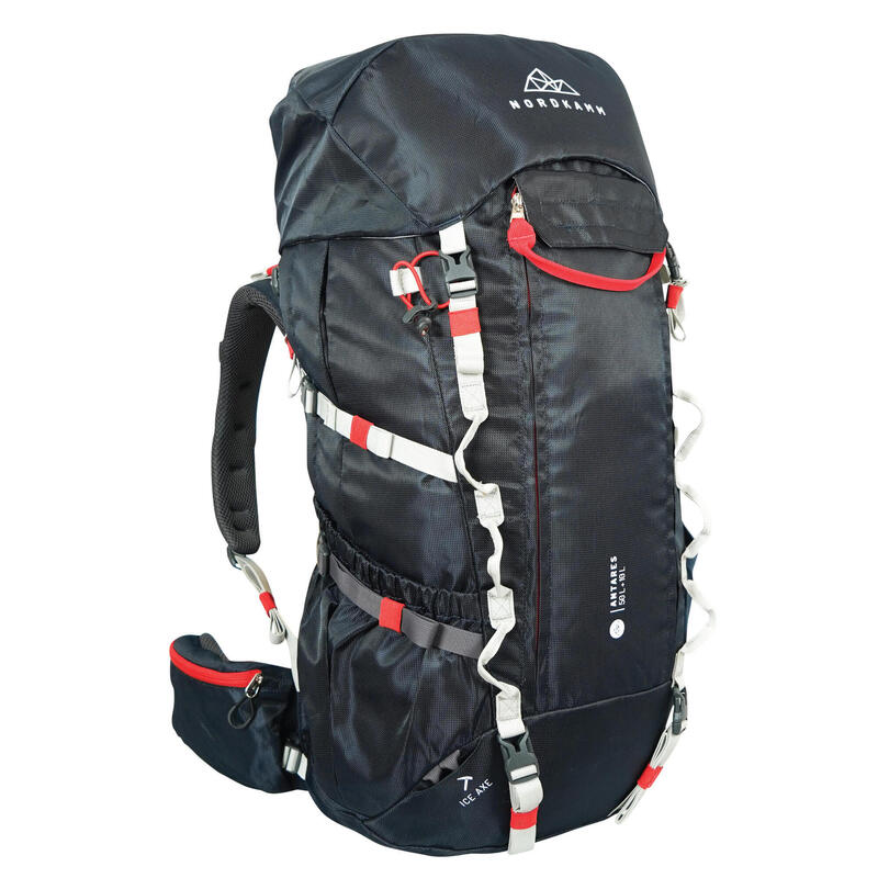 Sac à dos de trekking ANTARES 50L bleu Femme Homme