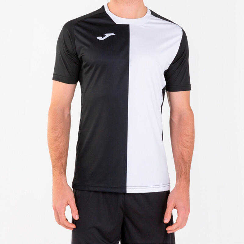 Camiseta Manga Corta Fútbol Hombre Joma City Negro