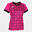 Camiseta manga corta Mujer Joma Supernova iii rosa flúor negro