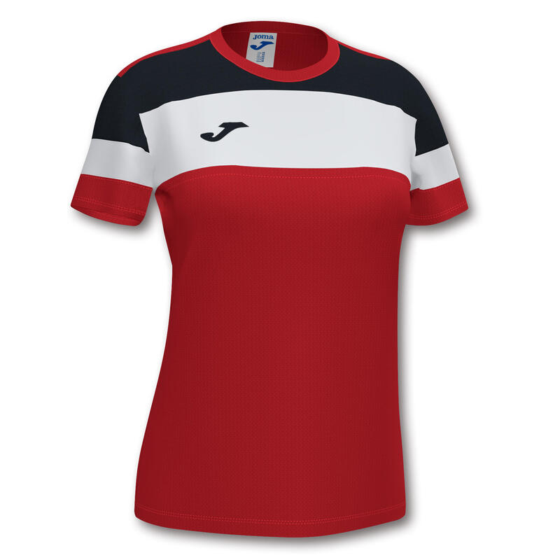 Camiseta Manga Corta Fútbol Niños Joma Crew IV Rojo