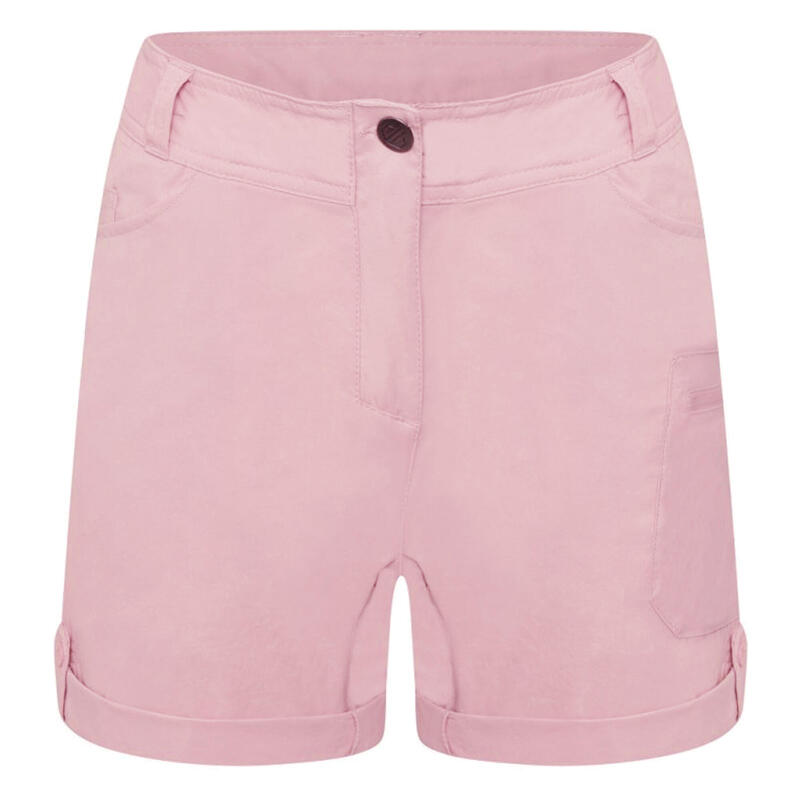 Dare2b Womens/Ladies Melodic II Multi Pocket Walking Shorts (Powder Pink)