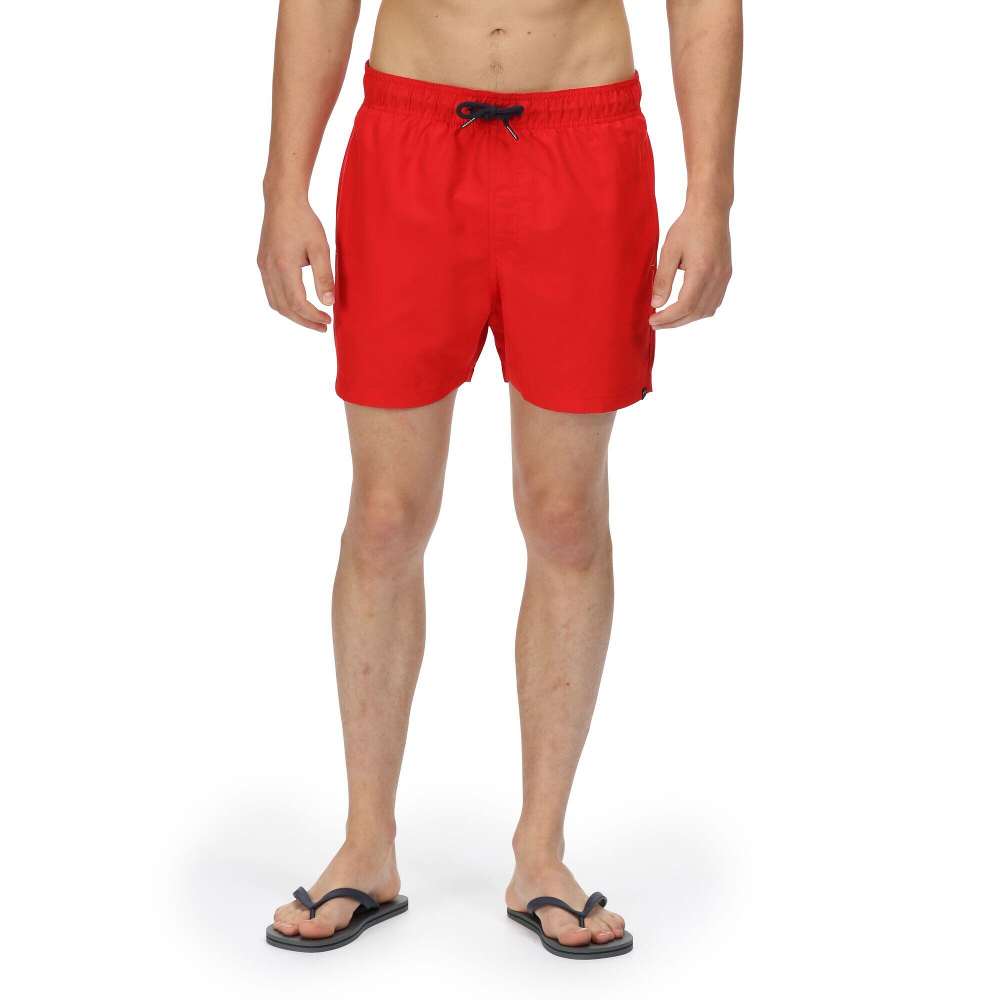 Mens Mawson II Swim Shorts (True Red) 4/5