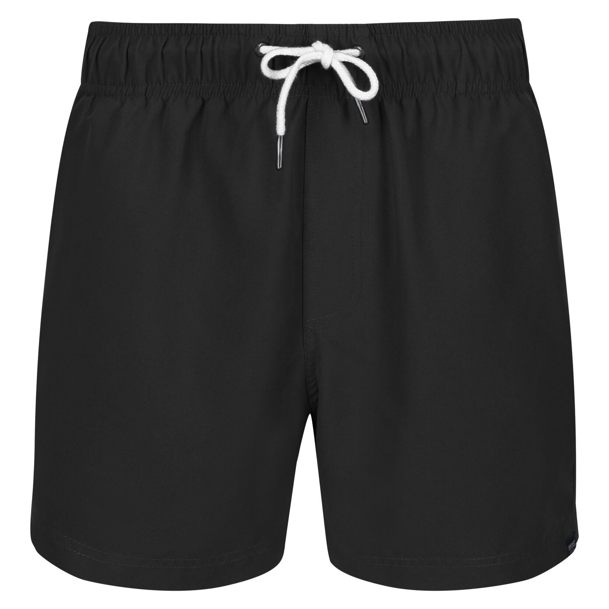 Mens Mawson II Swim Shorts (Black) 1/4