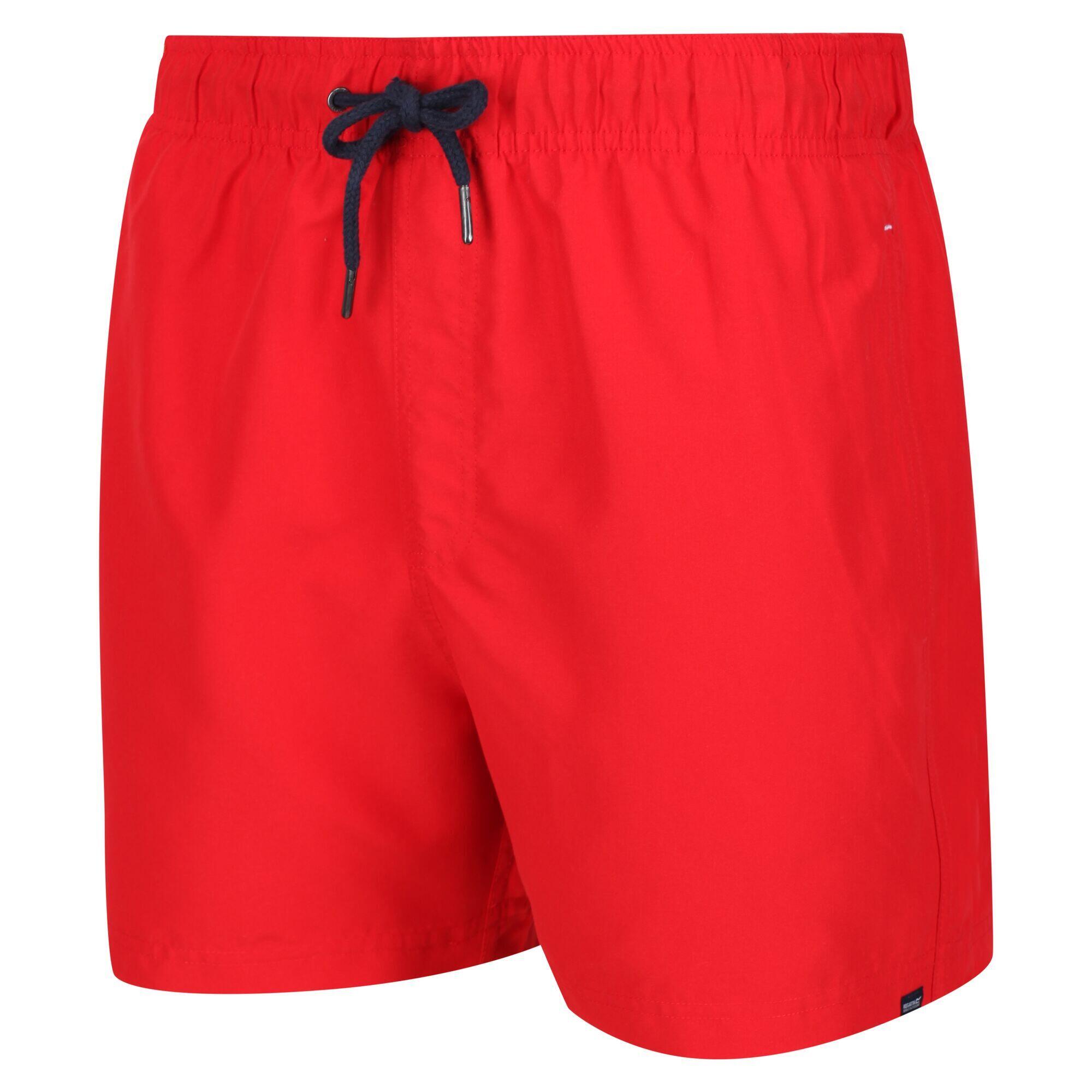 Mens Mawson II Swim Shorts (True Red) 3/5