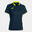 Polo manches courtes Femme Joma Championship vi bleu marine jaune fluo