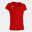 Camiseta Manga Corta Running Mujer Joma Record II Rojo