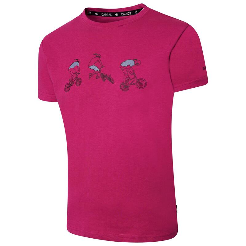 Kinder/Kids Go Beyond Bike TShirt (Fuchsia)