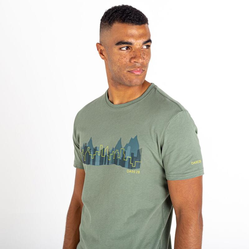 Perpetuate T-shirt de marche à manches courtes pour homme - Vert
