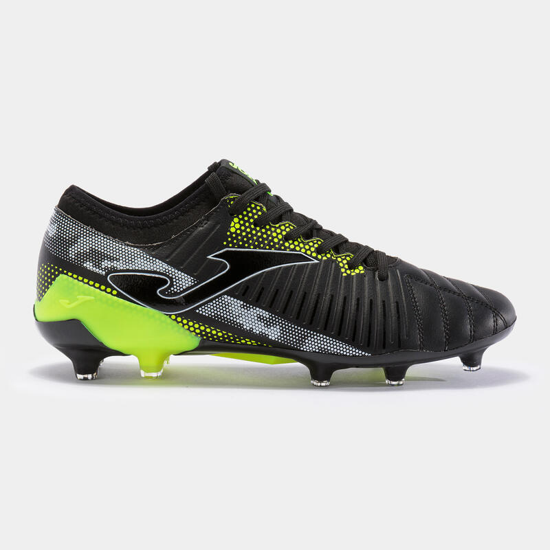 Botas fútbol Adulto Joma Propulsion cup 21 fg negro amarillo flúor