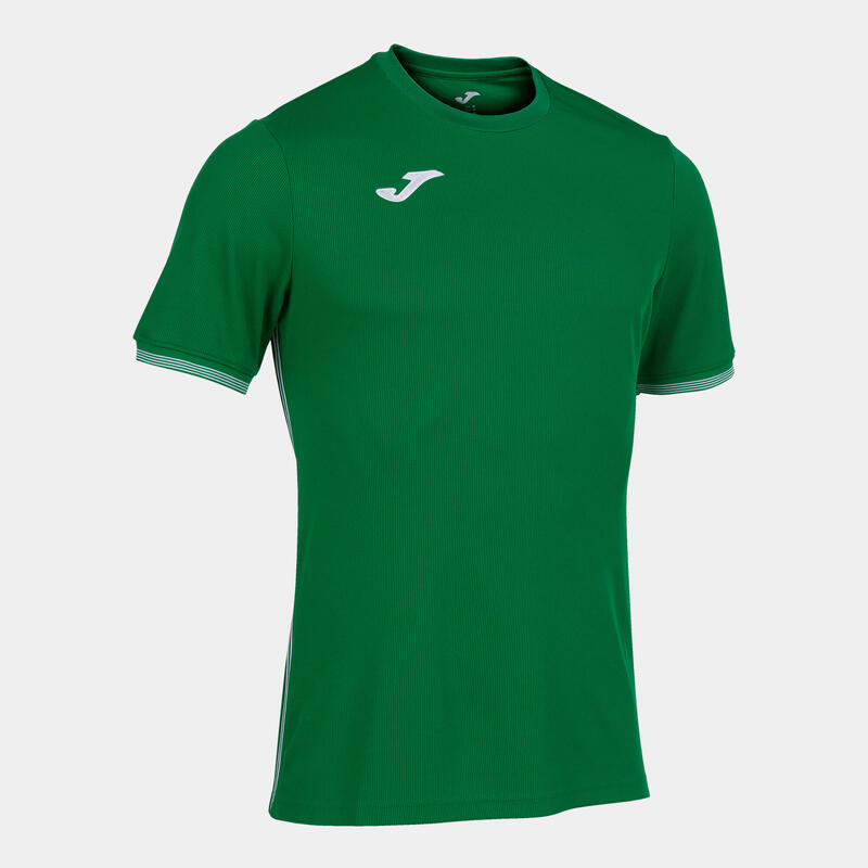 Camiseta Manga Corta Fútbol Hombre Joma Campus III Verde