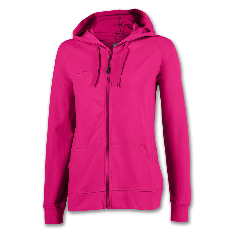 Chaqueta Con Capucha Fitness Mujer Joma Corinto Fucsia