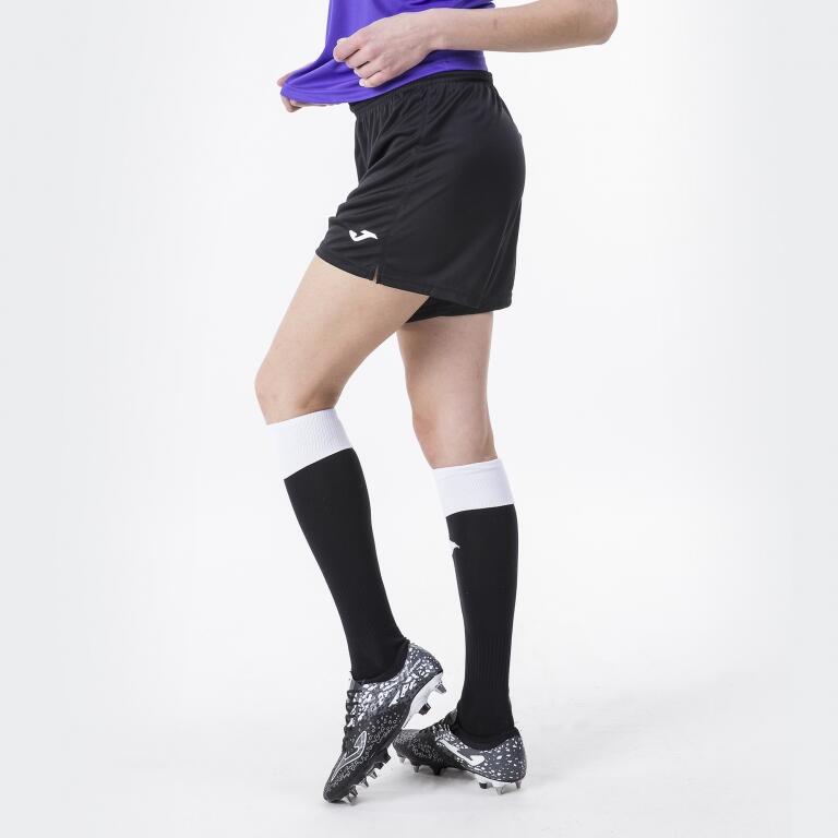 Short Fútbol Mujer Joma Paris II Negro